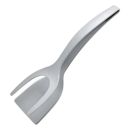 Nylon Grip Flip Tongs Egg Spatula 2 in 1