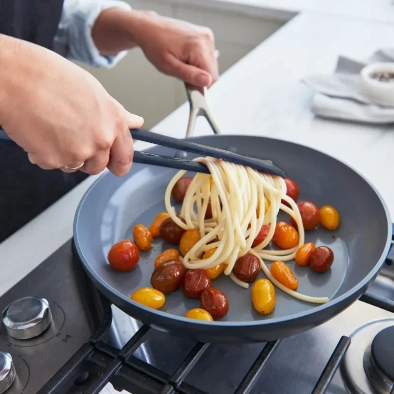 Nylon Grip Flip Tongs Egg Spatula 2 in 1