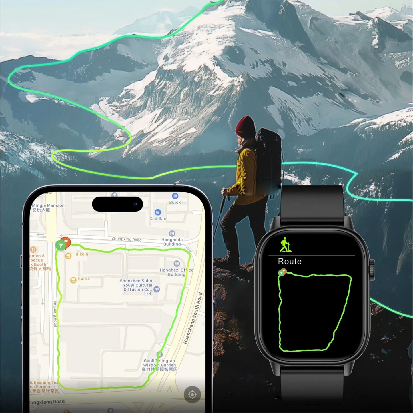 GPS Positioning Smart Watch 2025